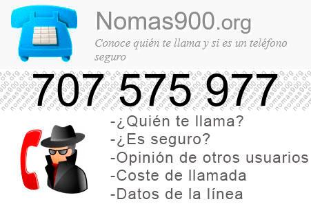 Teléfono 707575977