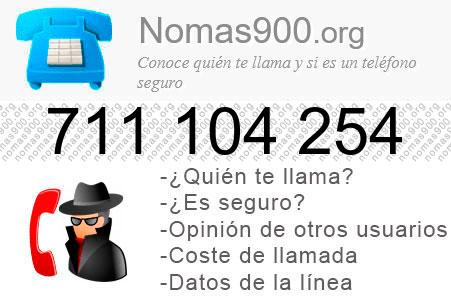 Teléfono 711104254