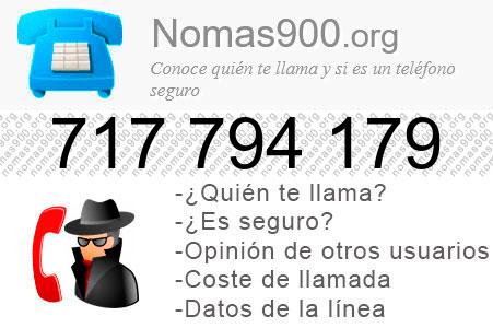 Teléfono 717794179