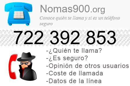 Teléfono 722392853