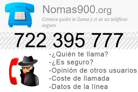 Teléfono 722395777