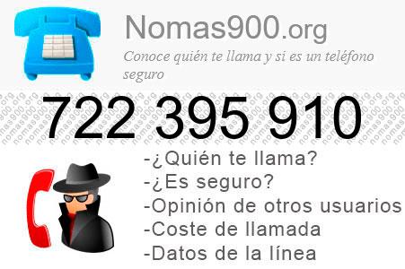 Teléfono 722395910