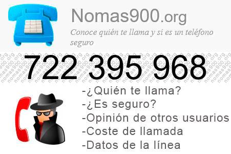 Teléfono 722395968