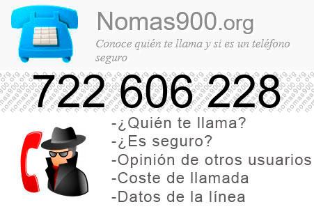 Teléfono 722606228