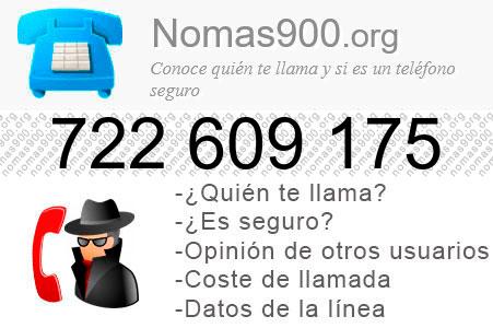 Teléfono 722609175