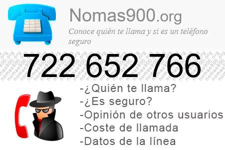 Teléfono 722652766