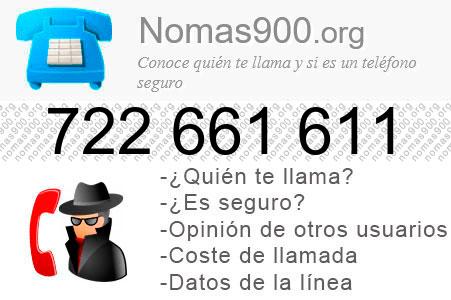 Teléfono 722661611