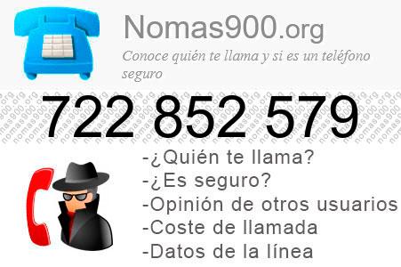Teléfono 722852579