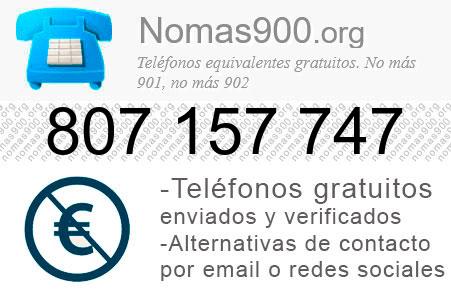 Teléfono 807157747