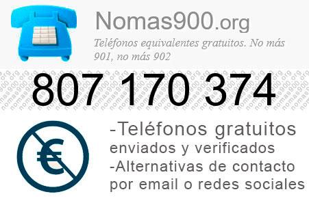 Teléfono 807170374