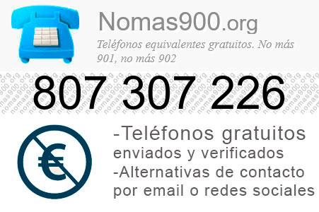 Teléfono 807307226