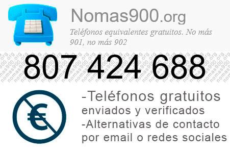 Teléfono 807424688