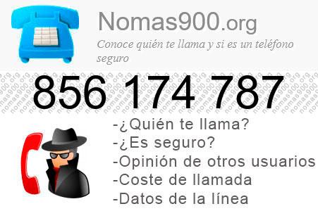 Teléfono 856174787