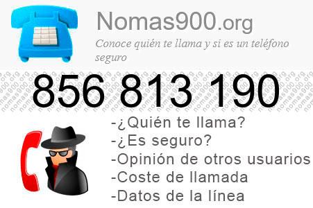 Teléfono 856813190
