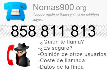 Teléfono 858811813