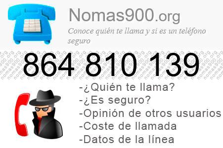 Teléfono 864810139