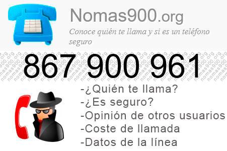 Teléfono 867900961