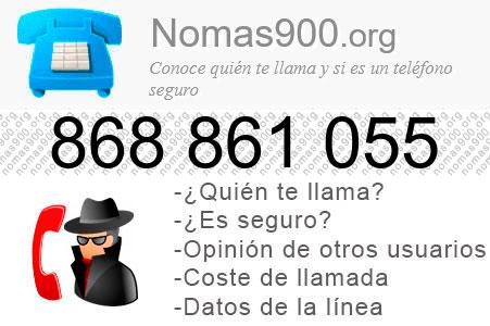 Teléfono 868861055