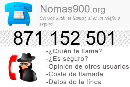 Teléfono 871152501