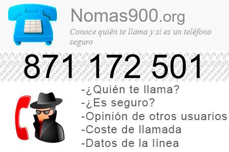Teléfono 871172501