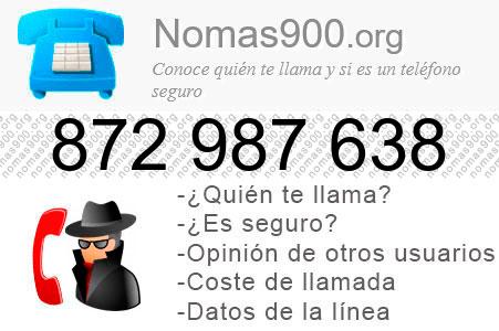 Teléfono 872987638