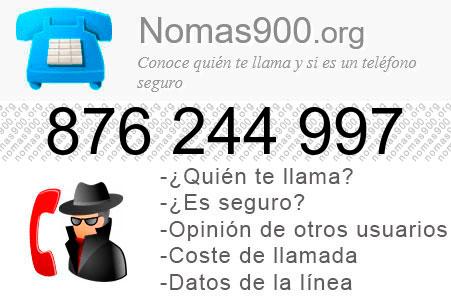 Teléfono 876244997