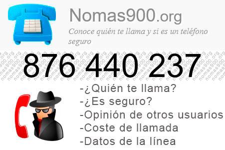 Teléfono 876440237
