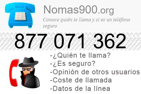 Teléfono 877071362