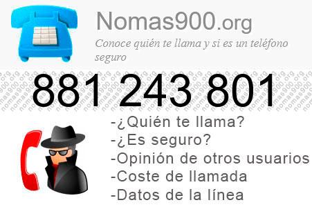 Teléfono 881243801