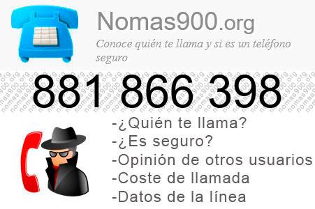 Teléfono 881866398