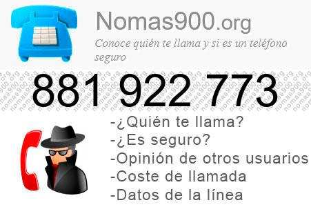 Teléfono 881922773
