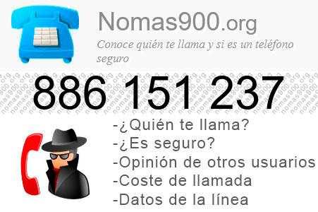 Teléfono 886151237