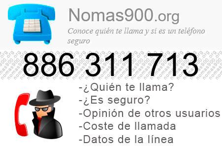 Teléfono 886311713