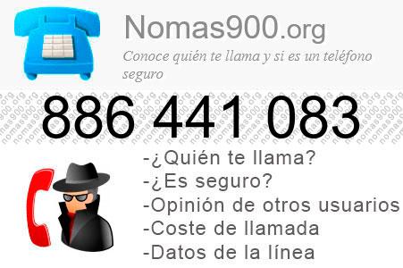 Teléfono 886441083