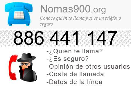 Teléfono 886441147
