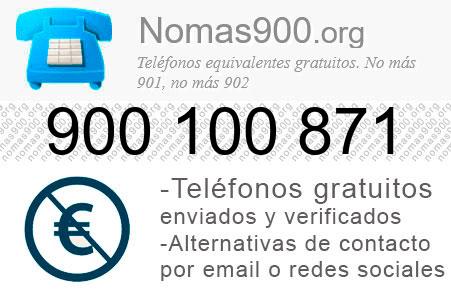 Teléfono 900100871