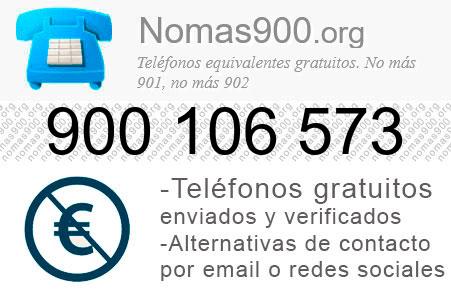 Teléfono 900106573