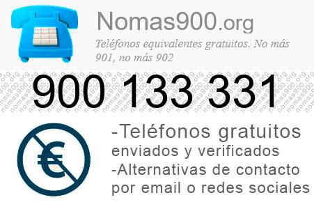 Teléfono 900133331