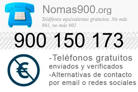 Teléfono 900150173