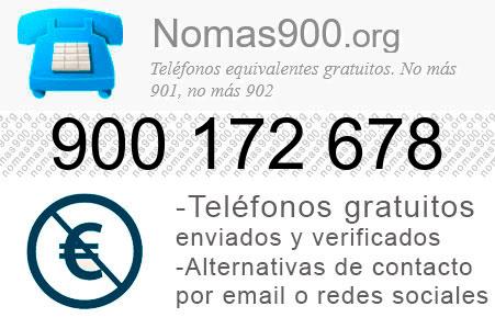 Teléfono 900172678
