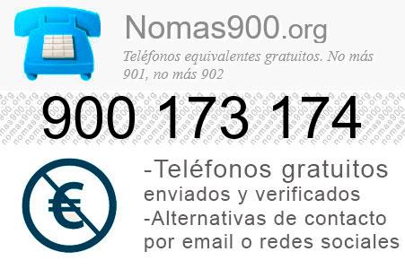 Teléfono 900173174