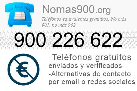 Teléfono 900226622