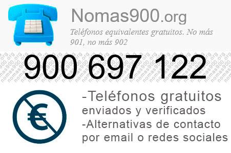 Teléfono 900697122