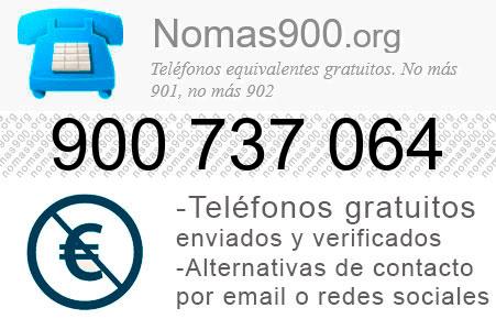 Teléfono 900737064