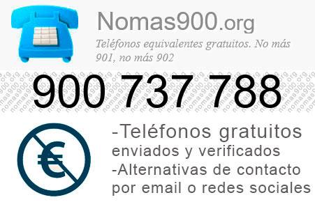 Teléfono 900737788