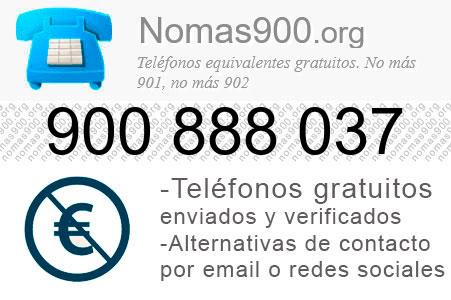 Teléfono 900888037