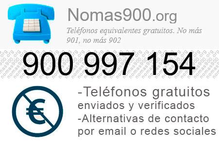 Teléfono 900997154
