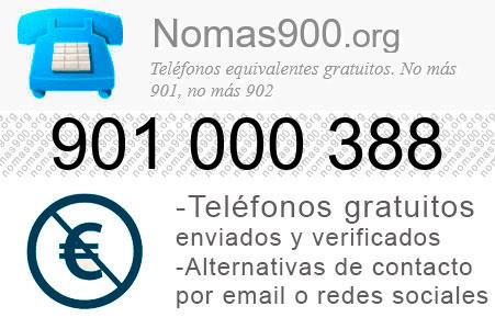 Teléfono 901000388