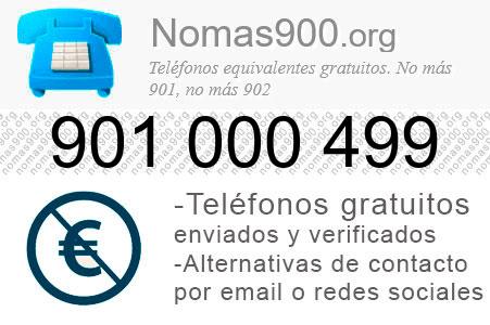 Teléfono 901000499
