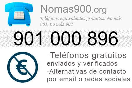 Teléfono 901000896